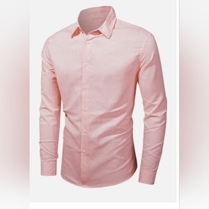 Marquis Pink Men's Shirt Size 34/35.